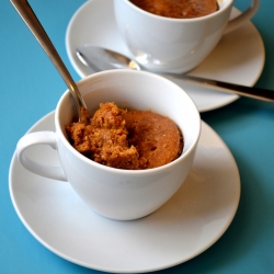 Microwave Eggless Coffee Cake