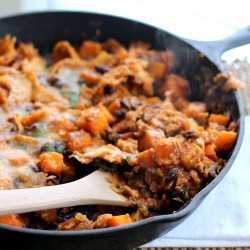 Squash + Black Bean Mexican Skillet