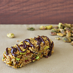 Chocolate Cranberry Pistachio Bars