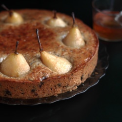 Pear Hanilla Hazelnut Cake