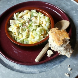 Vegetable Salad with Orzo