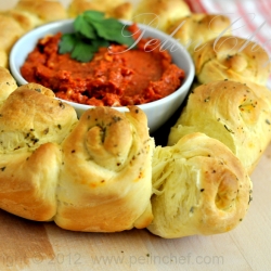 Spicy Pull Apart Bread With Muhamma