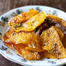 Baked Butternut Squash Chips