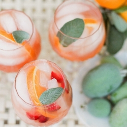 Guava Sangria with Sage