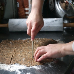 Whole Wheat Sesame Crackers