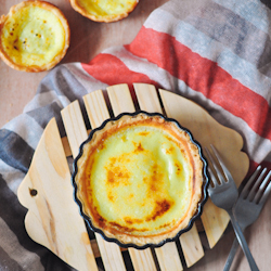 Healthy Portuguese Egg Tarts