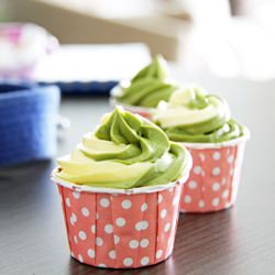 Healthier Matcha Cupcakes