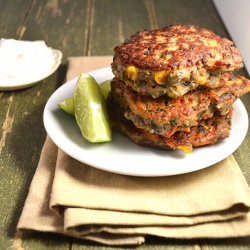 Mexican Corn & Black Bean Fritters