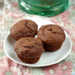 Chocolate Chocolate-Chunk Muffins