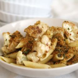 Roasted Cauliflower Pasta