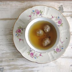 Bouillon Soup with Meatballs