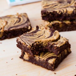 Skinny PB Brownies