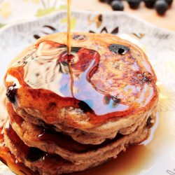 Blueberry Vanilla Pancakes