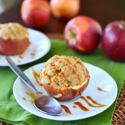 Apple Crunch Pie Apple Cups