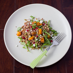 Farro and Red Quinoa Salad