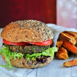 Mushroom & Lentil Burgers