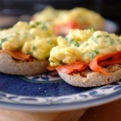 Scrambled Eggs and Smoked Salmon