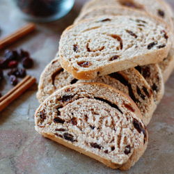 Cinnamon-Raisin Graham Bread