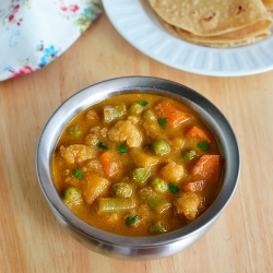 Mixed Vegetable Kurma (Korma)