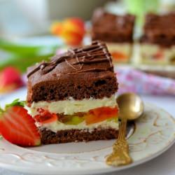 Chocolate Cake with Crystals