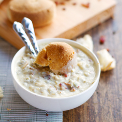 Chicken Bacon Wild Rice Soup