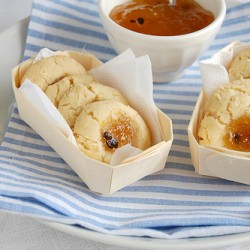 Coconut & Passion Fruit Thumbprints