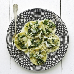 Kale and Ricotta Ravioli