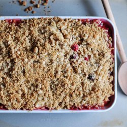 Apple Cranberry Crisp