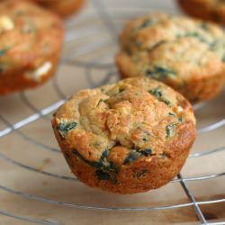 Spinach and Feta Muffins