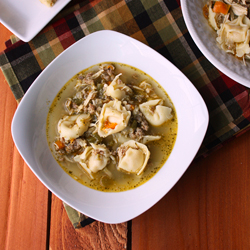 Pesto Tortellini Soup