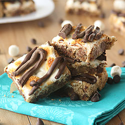 Smores Chocolate Chip Cookie Bars