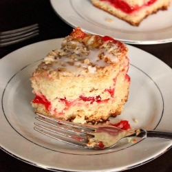 Cherry  Almond Coffee Crumb Cake