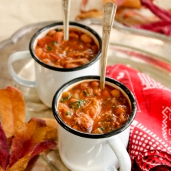 Slow Cooker Pork and Bean Stew