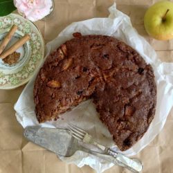 Spiced Apple and Walnut Cake