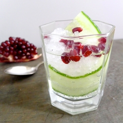 Cucumber Pomegranate Cocktail