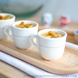 Pumpkin Soup with Roasted Chestnuts