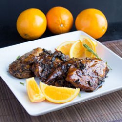 Orange-Balsamic Glazed Chicken