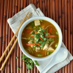 Asian Noodle Soup To Cure a Cold