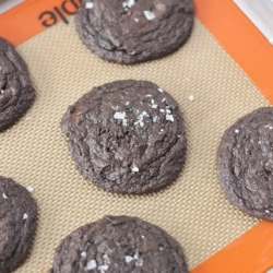 Salted Mocha Cookies