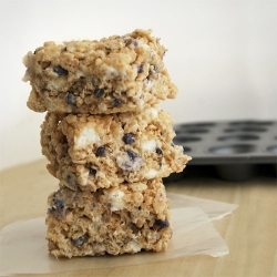 Blueberry Muffin Rice Krispy Treats