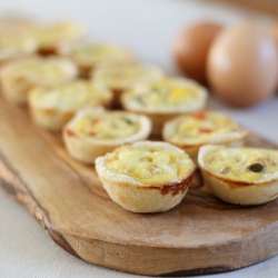 Mini Cheesy Quiche