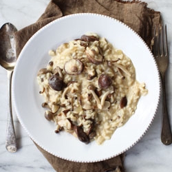 Japanese-Mushroom Risotto