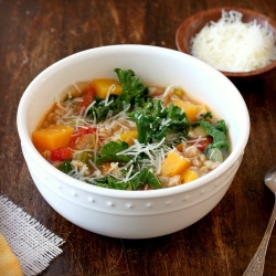 Kale and Farro Soup