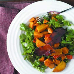 Roasted Veg Salad w/ Candied Bacon