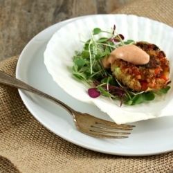 Crab Cakes w/ Srirachi Aioli