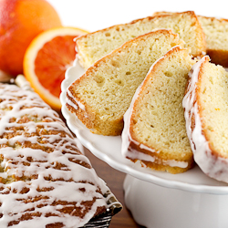 Boozy Blood Orange Pound Cake