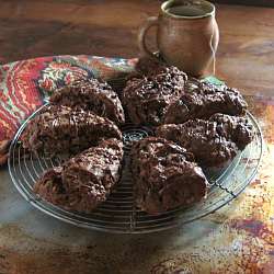 Nutella Toffee Scones