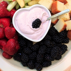 Raspberry Lemon Fruit Dip