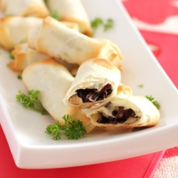 Chanterelle and Brie Pastries