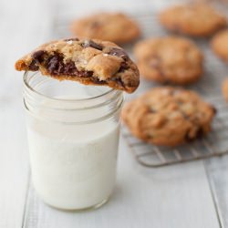 Chocolate Chip Nutella Cookies